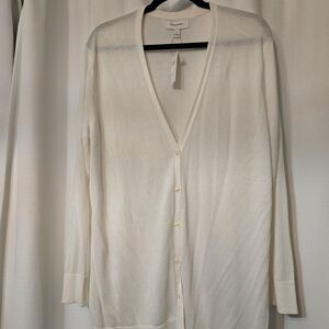 Banana Republic Off-White Knit Cardigan